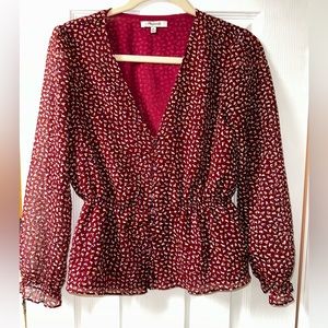 NWOT MADEWELL Floral Blouse!!